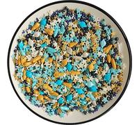 Edible Mixed Space Themed Planet Rocket Sugar Sprinkles | Spacecraft Dessert sprinkles | Star Cake Cupcake Toppers | Pearls cookie decorations for cake decorations