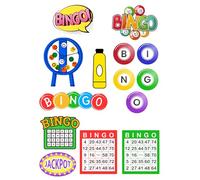 Edible print A4 Bingo theme Cake topper set cake decorations wafer card NOT PRECUT, Online bingo calling