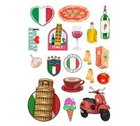 Edible print A4 Italy Italian theme Cake topper set cake decorations wafer card NOT -PRECUT Birthday - Bon Voyage travel