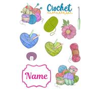 Edible print A4 Personalised Crochet theme Cake topper set cake decorations Premium ICING PAPER - - NOT-PRECUT -