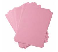 Edible Print Supplies A4 Pink Coloured Wafer Paper 0.3mm Thickness For Cake Decorating - Sweetened Strawberry Flavour Wafer Paper
