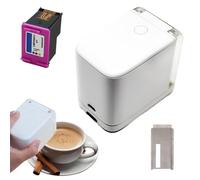 Edible Printer, Mini Color Inkjet Printer for Food, Portable Handheld for Bread, Coffee, and Artistic Kitchen Use