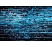 Edible Red Brick Wall Effect Cake Wrap, A4 Premium Icing Sheet, Decorative Cake Topper (10, blue)