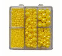 Edible Yellow Pearls for Cake Decoration 4 Size （2mm 4mm 7mm 10mm）Icing Cake Topper Wedding Birthday Christmas Halloween Easter Carnival