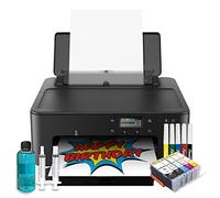 Ediblethingz Cake Topper Image Printer, Cake Ink Cartridges, 12 Sugar Sheets, Edible Color Markers & Printhead Cleaning Kit Bundle, EP-Sugar-MRK