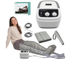 Edicare, Pressotherapy Boots, Lymphatic Drainage, Massager, Tired Feet Legs, Massage and Relaxation, Easy to Use, Professional Efficiency (Full Kit)