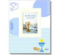 Edicromo Book - Photo Frame My First Communion Blue