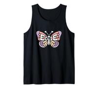 Edie Butterfly - Personalized Cute Name Word Art Tank Top
