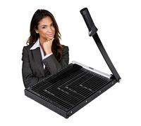 Ediesi, Paper Cutter, Paper Trimmer, Paper Guillotine, A3 and A4, Manual, High Precission, Photo or Paper, 3 Colours Available (A4 - Black)