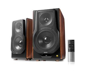 Edifier Aktivboxen P12 Bookshelf Speaker Set Passive Wood