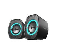 Edifier G1000 II Desktop Computer Speakers for Gaming, 4W RMS, 2.5" Full-Range Driver & Enhanced Bass, Bluetooth 5.4 with USB-C/AUX, 9 Dynamic RGB Lighting Modes, Compact for PC/PS5/Switch - Black