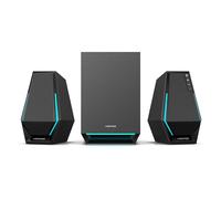Edifier G1500 MAX 2.1 Computer Speakers System, 60W Hecate Gaming Speakers with Subwoofer Line Out, RGB Light, Bluetooth 5.3, USB, Type-C, 3.5mm AUX Input, Black