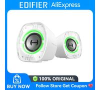 Edifier Hecate G1000 II Computer Speakers USB-C USB-A 3.5mm Inputs RGB Lighting Effects Bluetooth V5.4 4W RMS PC Speaker Black