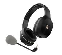 Edifier K750W Wireless Stereo Headset with Detachable Rotating Boom Mic, AI Call Noise Cancellation, 55H Playtime, Fast Charging, Bluetooth 5.4 & Multipoint Connection Over-Ear Microphones - Black