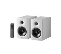 Edifier M90 Bookshelf Speakers, 100W RMS Desktop Speakers, Hi-Res Audio LDAC, Bluetooth 6.0 Compact Speaker, HDMI eARC/Optical/USB-C/AUX Input, SUB OUT Powered Speakers, Remote Control for TV/PC-White