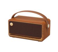 Edifier MP330 Portable Bluetooth Speaker with Hi-Res Audio, 40W RMS, Brown | Wireless Dual Stereo Pairing, 360° Quality Sound, 19H Playtime, Bluetooth 6.0 Multipoint, Handheld Design for Outdoor Indoor