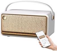 Edifier MP330 Portable Bluetooth Speaker with Hi-Res Audio， 40W RMS Wireless Dual Stereo Pairing， 360° Quality Sound， 19H Playtime， Bluetooth 6.0 Multipoint， Handheld Design for Outdoor Indoor