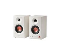 Edifier MR3 Powered Studio Monitor 2.0 Speakers, Bluetooth v5.4, TRS/RCA/AUX Input, 36W RMS, 52hz-40kHz Flat Response, 3.5” Drivers, 1” Tweeters, Hi-Res Audio (White)