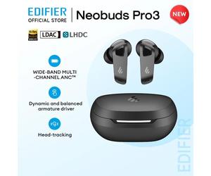 Edifier NeoBuds Pro 3 Multi-Channel Active Noise Cancellation Earbuds with Spatial Audio