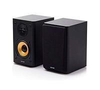 Edifier R1000T4 Active 2.0 Powered Bookshelf Speaker System For TV, PC, Laptop, Computer - 24W Total Power Output - 4" Bass Driver - Black