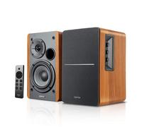 Edifier R1280DBs Active Bluetooth Bookshelf Speakers - Optical Input - 2.0 Wireless Studio Monitor Speaker - 42W RMS with Subwoofer Line Out - Wood G
