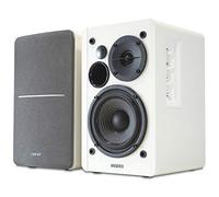 Edifier R1280T Active Bookshelf Speakers 2.0, Dual RCA Input, 42W RMS, 55Hz-20kHz, 4" Drivers, 0.5" Tweeters, Bass Reflect Port, with Wireless Remote, Wood Enclosure, White