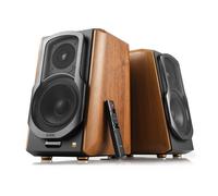 Edifier S1000MKII Hi-Res Audio Active Bluetooth Bookshelf Speakers (Pair) Brown