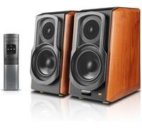 Edifier S1000W Wireless Hi-Fi Active Bookshelf Speakers (Pair) Brown