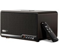 Edifier S300 Hi-Fi Wireless Multi-Room Tabletop Speaker-black walnut