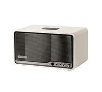 Edifier S300 Wireless Hi-Fi Tabletop Speaker with AirPlay 2 for Multi-Room, 80W Power, 2-Way Active Crossover, LDAC Hi-Res Audio, Retro Bluetooth Speakers with Remote for Bedroom Office Party - Ivory