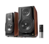 Edifier S3000MKII Hi-Res Wireless Bluetooth Bookshelf Speakers (Pair) Brown