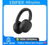 Edifier W800BT Pro Wireless Headphones Bluetooth 5.4 Over-ear Headset -44dB Active Noise Cancelling Hi-Res Audio 45H Playtime Grey