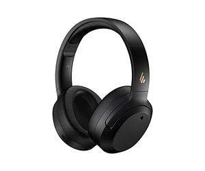 Edifier W820NB Bluetooth Headset - Wireless Over-Ear Headphones with up to 49 Hours Battery Life, Hybrid Active Noise Cancelling, Ambient Mode and DNN Noise Cancelling, Hi-Res Audio Certified-Black