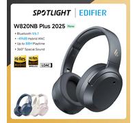 Edifier W820NB Plus(2025 Ver.) ANC Wireless Headphone Bluetooth 6.1 Over-ear Headset -49dB Noise Canelling Earphone Hi-Res Audio Ivory