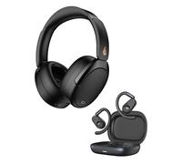 Edifier WH950NB Gen 2 ANC Headphones (Black) + A6 Open-ear True Wireless Earbuds (Black) - Hi-Res Audio, All-Encompassing Sound Experience