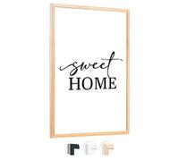 edihome, 50x70cm frame, Wood, Football Shirt Frame, Acrylic Sheet, Poster, Photographs Wedding (Brown - 50x70)