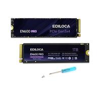 Ediloca EN600 PRO SSD 1TB PCle 3.0x4, NVMe M.2 2280, Up to 3200MB/s, Internal Solid State Drive, SLC Cache 3D NAND TLC, Graphene Cooling Sticker, Storage for PC, Desktop and Laptops