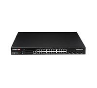 Edimax 24 Port Gigabit PoE+ Intelligent Surveillance Internet Switch with 4 Ports Uplink 10GbE SFP+