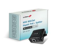 Edimax Pro Compact Gigabit PoE+ Splitter with Adjustable 5/9/12V x 2A Output, IEEE 802.3at, Delivers Data and Power from PoE Runs to Non-PoE Devices for up to 100 Meters, GP-101ST