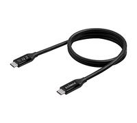 EDIMAX UC4-010TB V2 USB4 USB cable Black 1.00 m Thunderbolt 3 USB-...