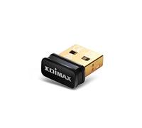 Edimax Wi-Fi 4 802.11n Adapter for PC *New Version* Wireless N150 Nano USB Adapter Dongle,150Mbps, Smallest Wi-Fi 4 Dongle, Win 11 Plug-n-Play, Mac OS, Linux, EW-7811Un V2, Black