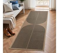 EDIMENS 2x6 Runner Rug Easy Jute Washable Kitchen Indoor Outdoor Non Slip | Rugs for Kitchen Floor Runner Rug for Laundry Balcony Low Pile Rugs Rainbow Carpet for Hallway Runner 6ft Entry