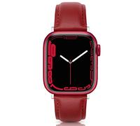 EDIMENS Leather Strap Compatible for Apple Watch 38mm 40mm 41mm 42mm(Series 10), Genuine Leather Sport Casual Wristband Compatible with iWatch Series 10 9 8 7 6 5 4 3 2 1 SE Sports & Edition Men Women