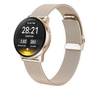 EDIMENS Metal Strap compatible with Samsung Galaxy Watch 3 41mm / Active 40mm / Active 2 44mm / Galaxy Watch 42mm 20mm Stainless Steel Metal Adjustable Replacement Strap for Women Men