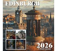 Edinburgh 2026 Calendar: A year of cobbled streets, castle views, and misty hills