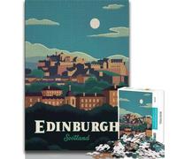 Edinburgh Adult Jigsaws 1000 Pieces Difficult,Family Game Stress Reliever Difficult Challenge Great Gifts And Toys 38x26cm