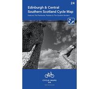 Edinburgh & Central Southern Scotland Cycle Map 24: The Pentlands, Peebles and The Scottish Borders (Cycle Maps UK)