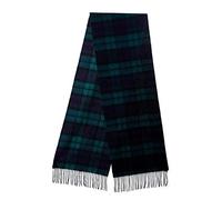 Edinburgh Cashmere 100% Pure Lambswool - 30x175 cm, Extra Fine Large Scarf Featured in Vogue, GQ, Tatler & Grazia | Winter Wear & Apparel, Black Watch