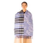 Edinburgh Cashmere 100% Pure Lambswool - 30x175 cm, Extra Fine Large Scarf Featured in Vogue, GQ, Tatler & Grazia | Winter Wear & Apparel, Blue