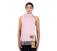 Edinburgh Cashmere Scarf Plain Light Pink 100% Pure Lambswool